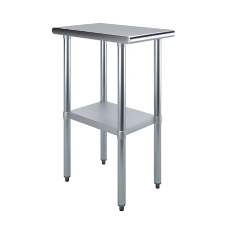 Amgood 24 in. x 15 in. Stainless Steel Table AMG WT-2415